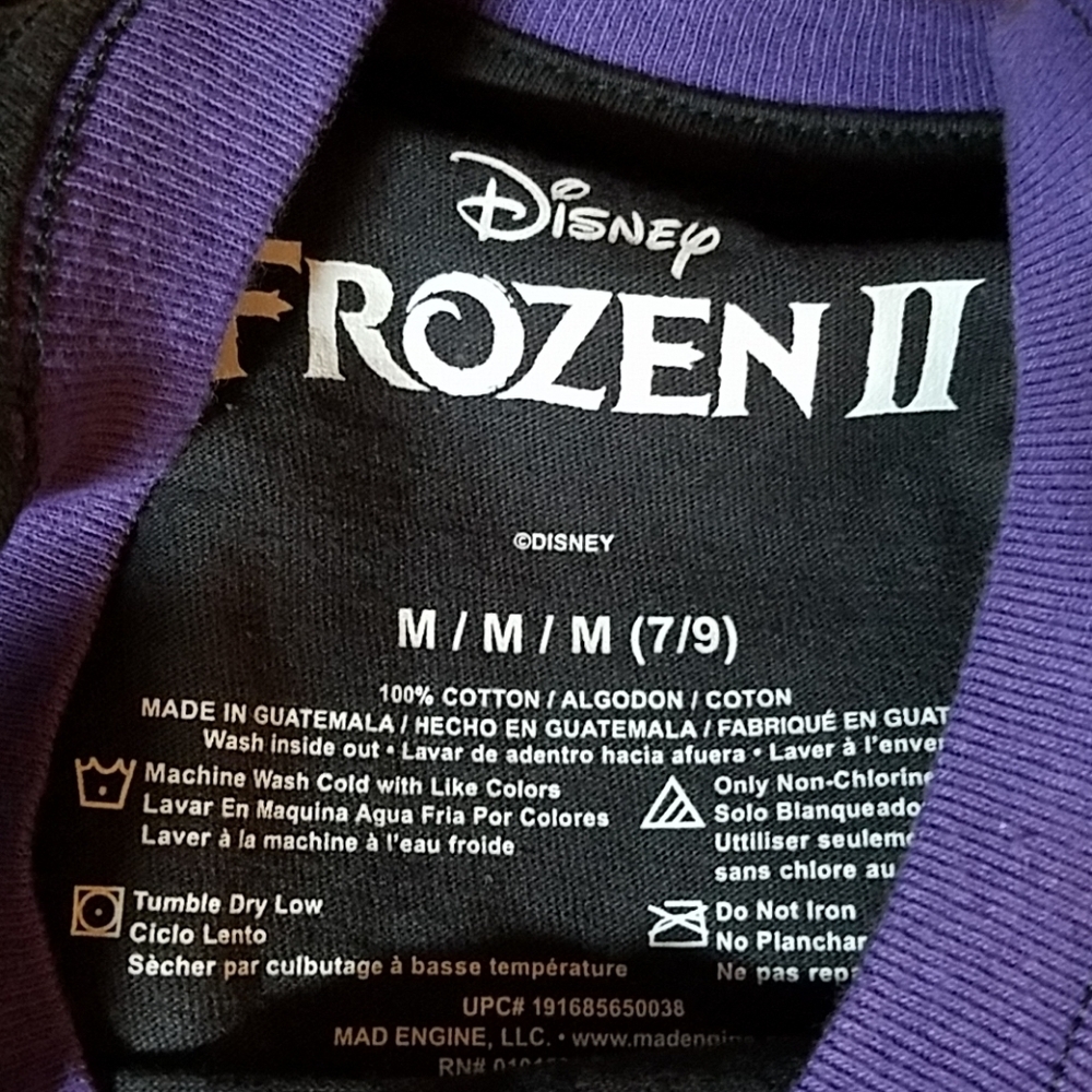 Disney Frozen II Medium (7-9) Fearless Together - Picture 2 of 3